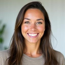 Porträt von Anna Huber, leitende Personal Trainerin bei AlpinePulse Fitness.